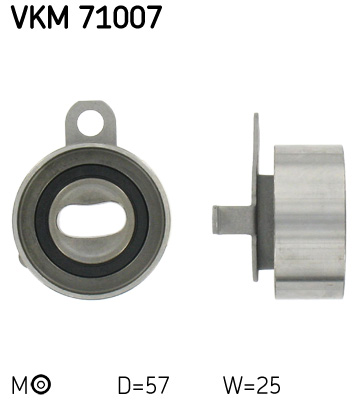 Tensioner Pulley, timing belt - VKM 71007 SKF